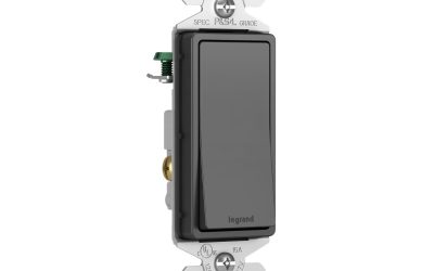 Legrand Pass & Seymour TM870BK – Single-Pole Paddle Switch, 15A, 120/277V, Black