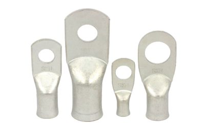 2 AWG Lug, 1/4″ Stud, Tin-Plated