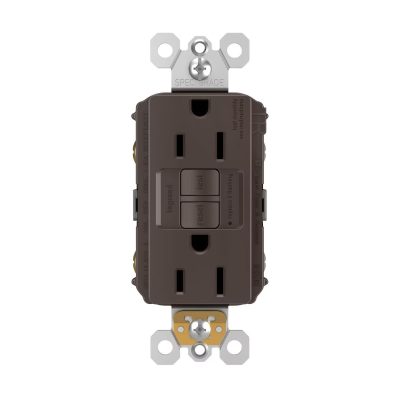 Legrand Pass & Seymour 1597 – radiant® GFCI Receptacle, 15A, 125V, Brown