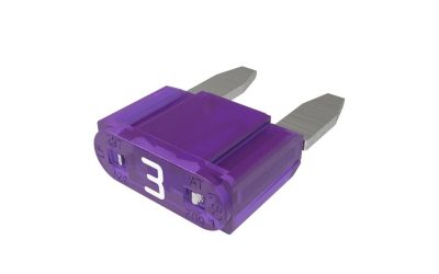 Littelfuse 0297003.WXVN – 3A Mini Blade Fuse, Purple