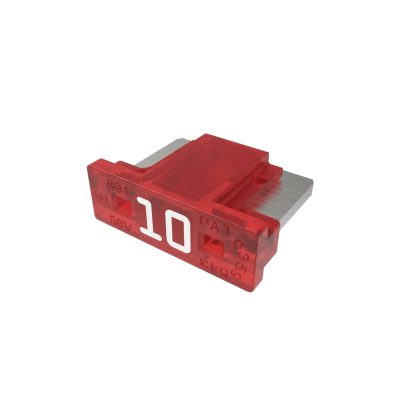 Littelfuse 0891010.U – 10A Low Profile Mini Blade Fuse, Red