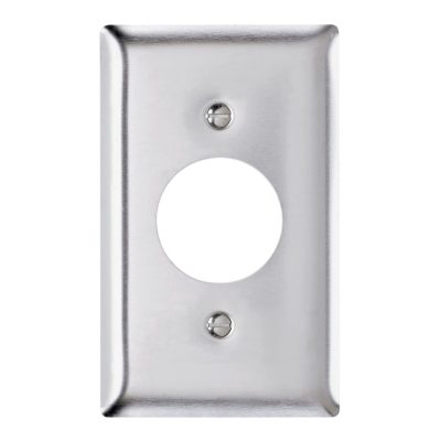 Legrand Pass & Seymour SS7 – Wall Plate, 1-Gang, Single Receptacle, 302/304 Stainless Steel