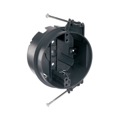 Legrand Pass & Seymour S120RAC – Ceiling Box, 4", Round, Thermoplastic, Black