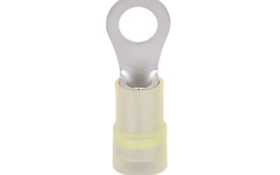 12-10 AWG Nylon Ring Terminal, 5/16″ Stud