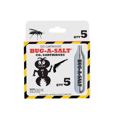 Bug-A-Salt SHRED-ER CO2 Cartridge – 5 Pack