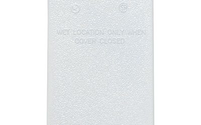 Legrand Pass & Seymour CA8WV – Cast Weatherproof Duplex Cover, Vertical, White