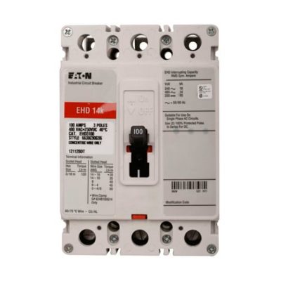 Eaton EHD3090 – Series C Circuit Breaker, 3-Pole, 90A, 240/480V