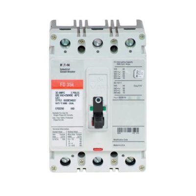 Eaton FD3020 – Series C 3-Pole 20A Circuit Breaker