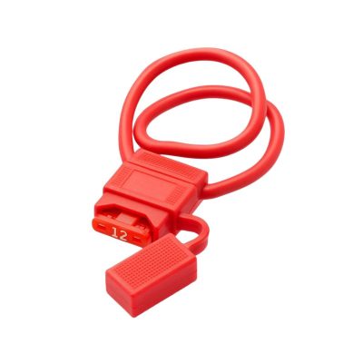 OptiFuse LPR-03R-12R – 12GA ATC/ATO Inline Fuse Holder, Red
