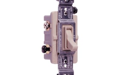Legrand Pass & Seymour 663LAG – Toggle Switch, 15A, 120V, Light Almond, 3-Way