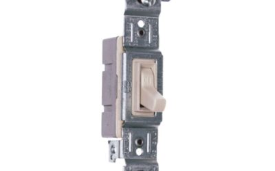 Legrand Pass & Seymour 660LAG – 15A/120V Single-Pole Toggle Switch, Light Almond