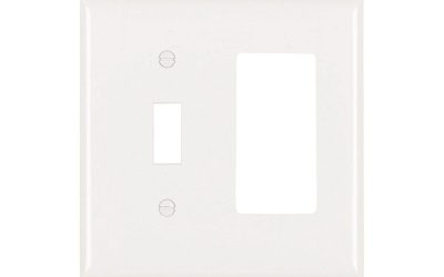 Legrand Pass & Seymour TP126W – 2-Gang Toggle/Decorator Wall Plate, White