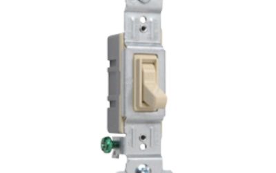 Legrand Pass & Seymour 660IG – Single Pole Toggle Switch, 15A, 120V, Ivory