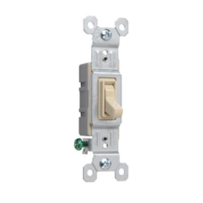 Legrand Pass & Seymour 660IG – Single Pole Toggle Switch, 15A, 120V, Ivory