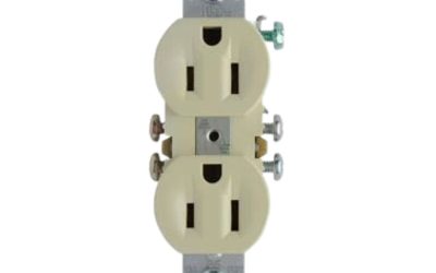 Legrand Pass & Seymour 3232I – Duplex Receptacle, 15A, 125V, Ivory