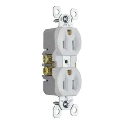 Legrand Pass & Seymour 3232W – Duplex Receptacle, 15A, 125V, White