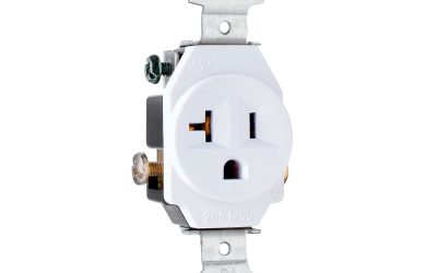 Legrand Pass & Seymour 5351W – Single Receptacle, 20A, 125V, White, Spec Grade