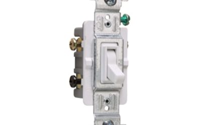Legrand Pass & Seymour 663WG – Toggle Switch, 15A, 120V, White, 3-Way