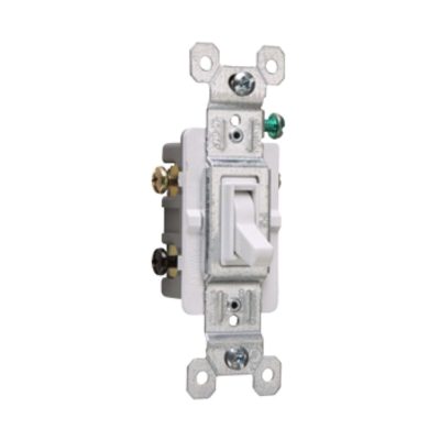 Legrand Pass & Seymour 663WG – Toggle Switch, 15A, 120V, White, 3-Way