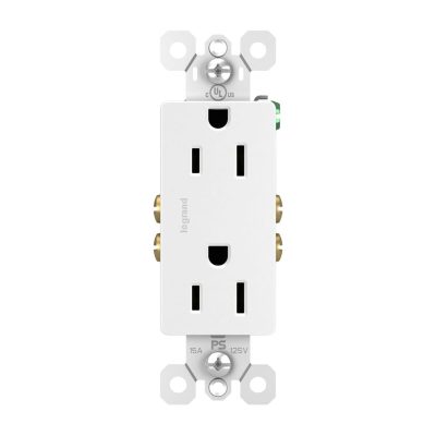Legrand Pass & Seymour 885W – radiant® Duplex Receptacle, 15A, 125V, White