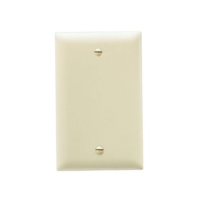 Legrand Pass & Seymour TP13-I – Blank Wall Plate, 1-Gang, Ivory, Nylon