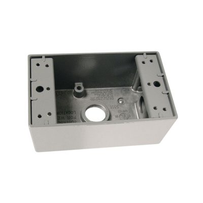 Legrand Pass & Seymour WPB23 – Weatherproof Box, 1-Gang, 1/2" Hubs, 18.5 cu in