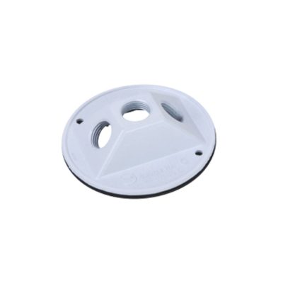 Legrand Pass & Seymour WPRB13 – Outdoor Cover, 4-in Round, 3-Hole, Gray