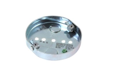 Legrand Pass & Seymour 77700 – Ceiling Box, Shallow, 5/8″ Deep, 8 cu in, Steel
