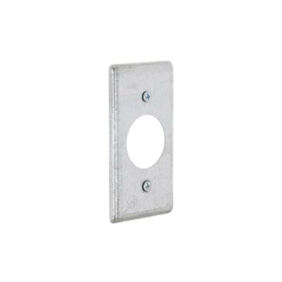 RACO 863 – Handy Box Cover, 4" x 2", Single Receptacle