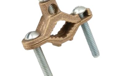 RACO 2504 – Ground Clamp, 1/2″–1″, Bronze, #2–#10 AWG