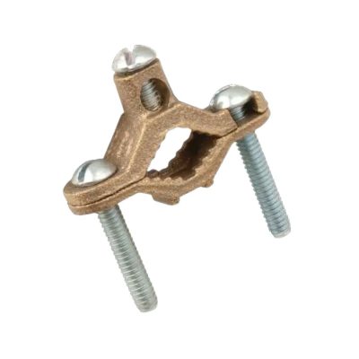 RACO 2504 – Ground Clamp, 1/2"–1", Bronze, #2–#10 AWG