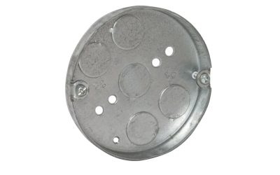 RACO 293 – 4″ Round Ceiling Pan, 1/2″ Deep
