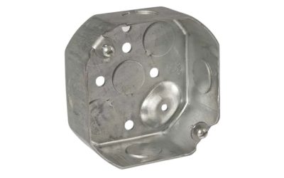RACO 125 – 4″ Octagon Box, 1-1/2″ Deep