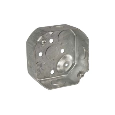 RACO 125 – 4" Octagon Box, 1-1/2" Deep