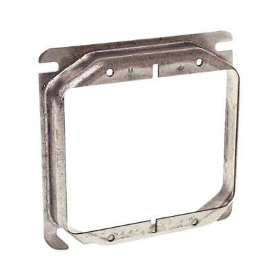 RACO 769 – 4" Square 2-Gang Raised Cover, 5/8"