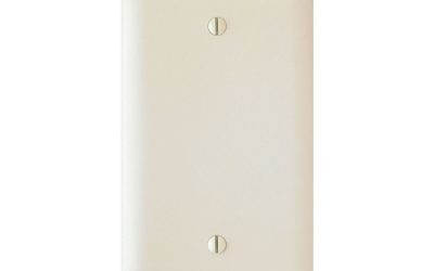 Legrand Pass & Seymour TP13LA – Wall Plate, 1-Gang, Blank, Light Almond, Nylon