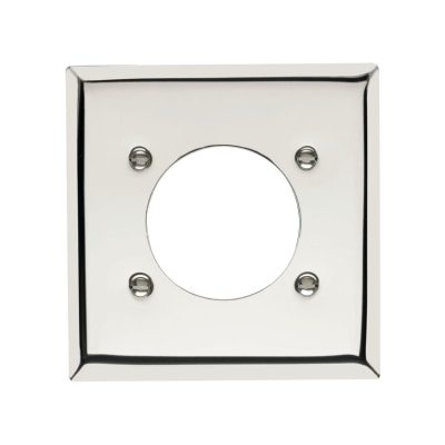 Legrand Pass & Seymour S3862C – Wall Plate, 2-Gang, 1 Outlet Opening, Chrome, Metal