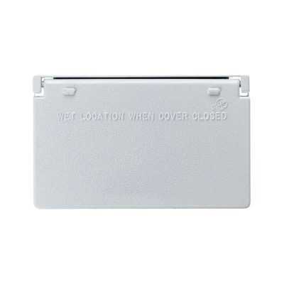 Legrand CA26-WH – GFCI Cover, 1-Gang, Horizontal, Weatherproof, White