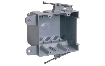 Legrand Pass & Seymour P235RAC – Switch/Outlet Box, 2-Gang, 35 cu in, Thermoplastic