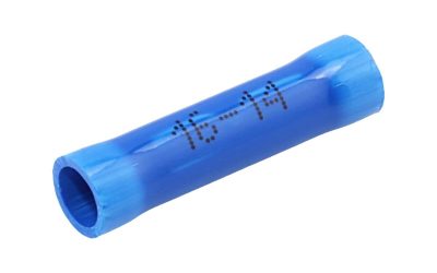 Molex InsulKrimp 191540015 – Butt Splice, 16–14 AWG, Blue PVC