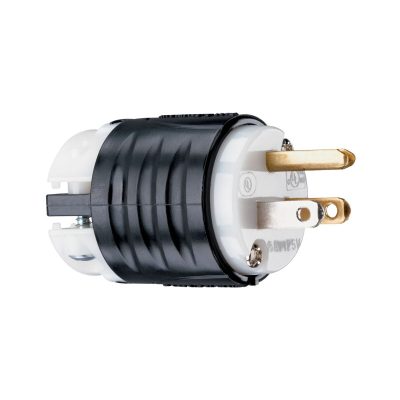 Legrand Pass & Seymour PS5266X – Plug, 15A, 125V, Spec-Grade, Black & White
