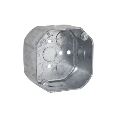 RACO 165 – 4" Octagon Box, 2-1/8" Deep
